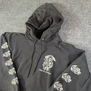 Sons of Anarchy Hoodie 3XL Black Grim Reaper Logo Pennsylvania FX Show Read‎